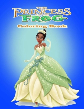 Paperback The Princess and the Frog Coloring Book