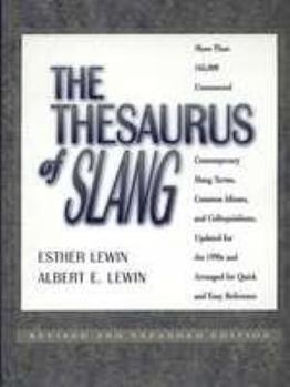 Hardcover The Thesaurus of Slang Book