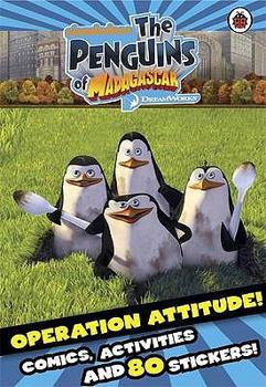Paperback Operation Attitude Comic and Activity Book with Stickers (Penguins of Madagascar) Book