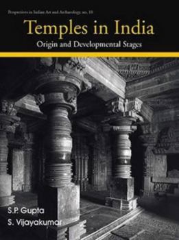 Paperback Temples in India: Origin and Development Stages Book