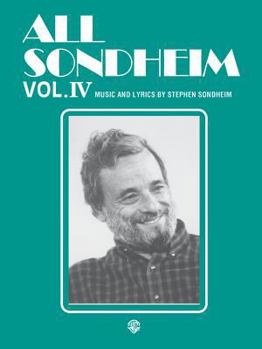 Paperback All Sondheim, Vol 4: Piano/Vocal/Chords Book