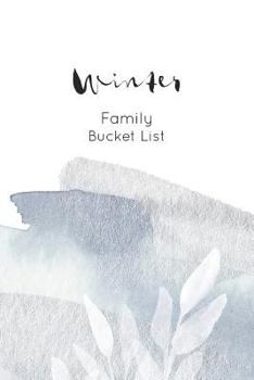 Paperback Winter Family Bucket List Book