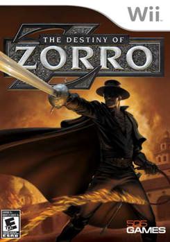 Game - Nintendo Wii Destiny Of Zorro Book