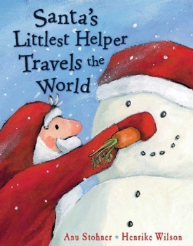Hardcover Santa's Littlest Helper Travels the World Book