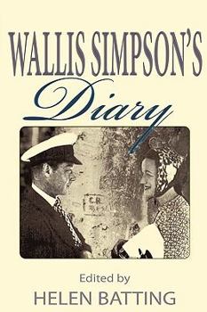 Paperback Wallis Simpson's Diary Book