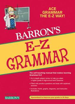 Paperback Barron's E-Z Grammar Book
