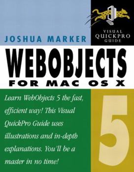 Paperback Webobjects 5 for Mac OS X (Visual Quickpro Guide) Book
