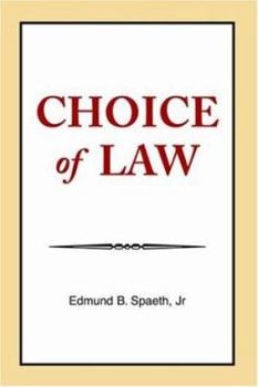 Paperback Choice of Law Book