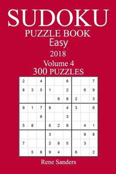 Paperback 300 Easy Sudoku Puzzle Book - 2018 Book