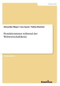 Paperback Protektionismus während der Weltwirtschaftskrise [German] Book