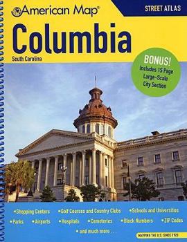 Spiral-bound Columbia South Carolina Street Atlas Book