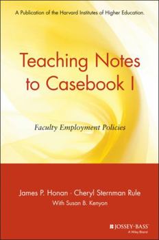 Paperback Teaching Notes to Casebook I: A Guide for Faculty and Administrators Book