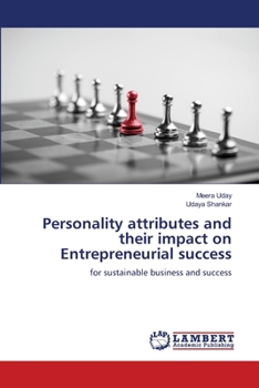 Paperback Personality attributes and their impact on Entrepreneurial success Book