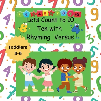 Paperback Lets Count To Ten 1-10 with Rhyming Versus: Fun Counting Book for Toddlers Book