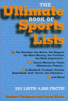 Hardcover Ultimate Book of Sports Lists Book