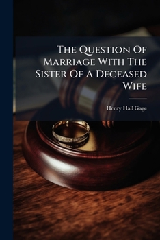 The Question Of Marriage With The Sister Of A Deceased Wife...