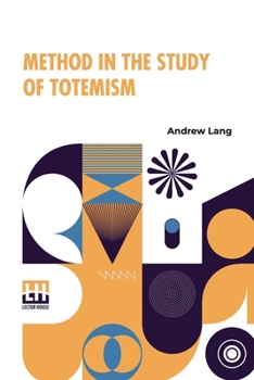 Paperback Method In The Study Of Totemism Book