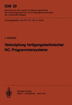 Paperback Verknüpfung Fertigungstechnischer Nc-Programmiersysteme [German] Book