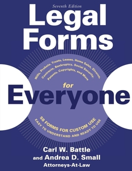 Paperback Legal Forms for Everyone: Wills, Probate, Trusts, Leases, Home Sales, Divorce, Contracts, Bankruptcy, Social Security, Patents, Copyrights, and Book