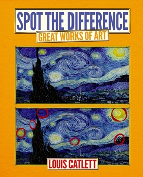 Paperback Great Works of Art: Spot the Difference Book