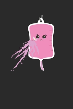 Yami Kawaii Blood Bag: Notebook A5 for Anime Merch, Yami Kawaii and Pastel Goth Lover I A5 (6x9 inch.) I Gift I 120 pages I square Grid I Squared