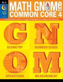 Paperback 3rd Grd Math Gnome & Common Core Four Book