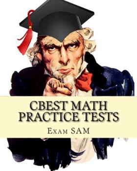 Paperback CBEST Math Practice Tests: Math Study Guide for CBEST Test Preparation Book
