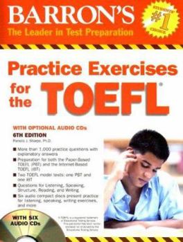 Paperback Barron's Practice Exercises for the TOEFL [With 6 CDs] Book