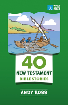 Paperback 40 New Testament Bible Stories Book