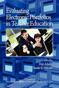 Hardcover Evaluating Electronic Portfolios in Teacher Education (HC) Book
