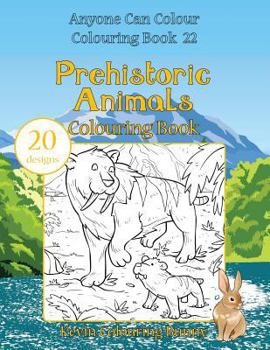 Paperback Prehistoric Animals Colouring Book: 20 designs Book