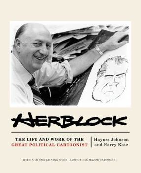 Hardcover Herblock: The Life and Work of the Great Political Cartoonist [With CD (Audio)] Book