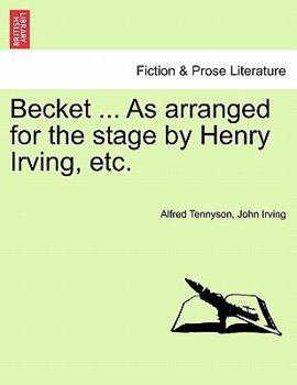 Paperback Becket ... as Arranged for the Stage by Henry Irving, Etc. Book