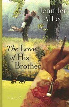 Hardcover The Love of His Brother [Large Print] Book