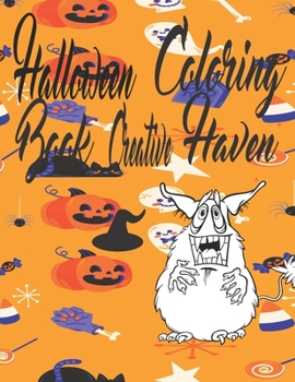 Paperback Halloween Coloring Book Creative Haven: Halloween Coloring Book Creative Kids Book
