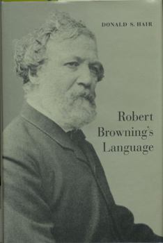 Hardcover Robert Brownings Language Book