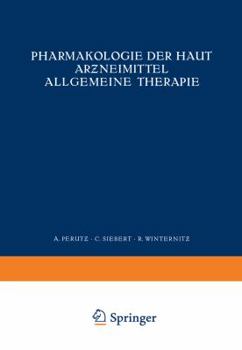 Paperback Pharmakologie Der Haut Arƶneimittel Allgemeine Therapie [German] Book