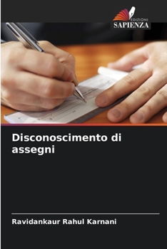 Paperback Disconoscimento di assegni [Italian] Book