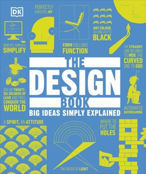 Hardcover DK The Design Book Big Ideas Simply Explained (DK Big Ideas). Book