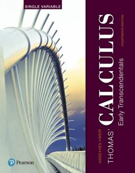 Paperback Thomas' Calculus: Early Transcendentals, Single Variable Book