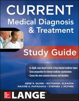 Paperback Current Medical Diagnosis and Treatment Study Guide Book