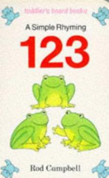 Hardcover Simple Rhyming 123 (Toddler's Board Books) Book