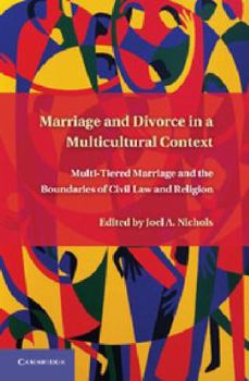 Paperback Marriage and Divorce in a Multicultural Context: Multi-Tiered Marriage and the Boundaries of Civil Law and Religion Book