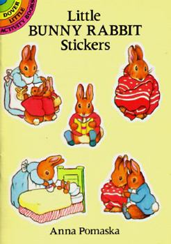 Paperback Little Bunny Rabbit Stickers Book