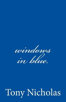 Paperback windows in blue. Book