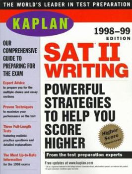 Paperback KAPLAN SAT II WRITING 1998 99 Book