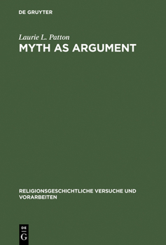 Hardcover Myth as Argument Book