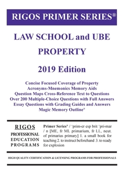 Paperback Primer Series Law School and UBE Property Primer Book