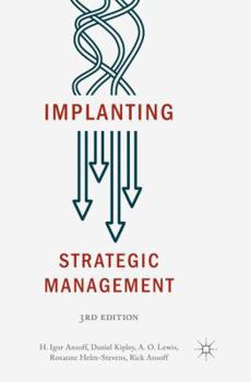 Paperback Implanting Strategic Management Book