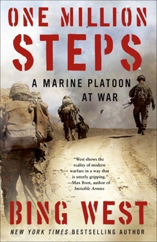 Paperback One Million Steps: A Marine Platoon at War Book